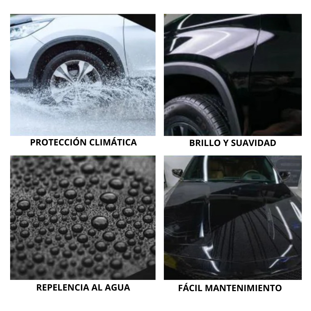 Tratamiento hidrofóbico para coche