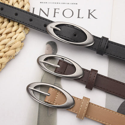 Cinturón minimalista piel 100%